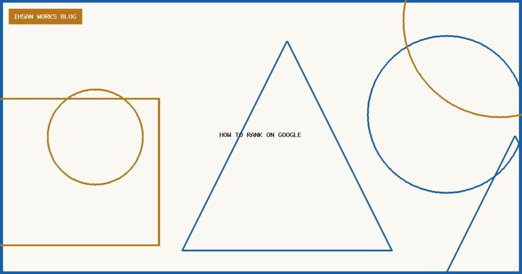 how to rank on Google search results illustration